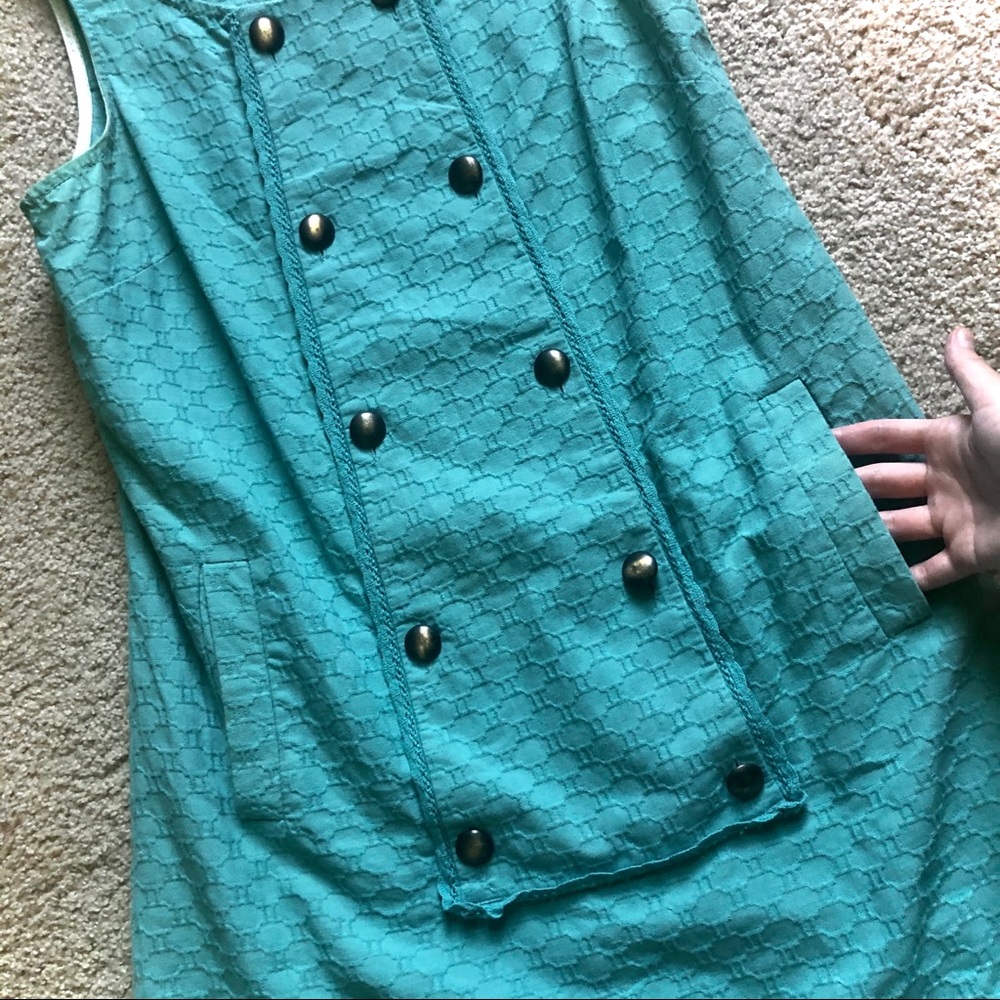 SOLD - Anthropologie Pinafore Smock Dress 👗 - Picture 6 of 9